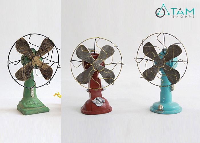 Mô hình quạt cổ Vintage 4 cánh